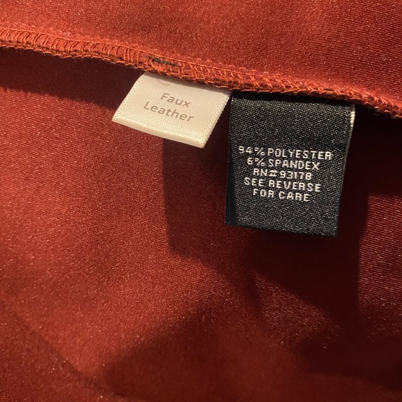 Premise faux suede trench coat - burnt orange color - size medium - Picture 6 of 6